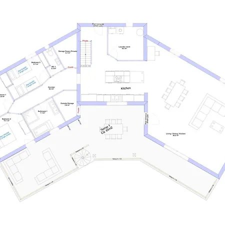 Вилла La Tourelle Du Lot